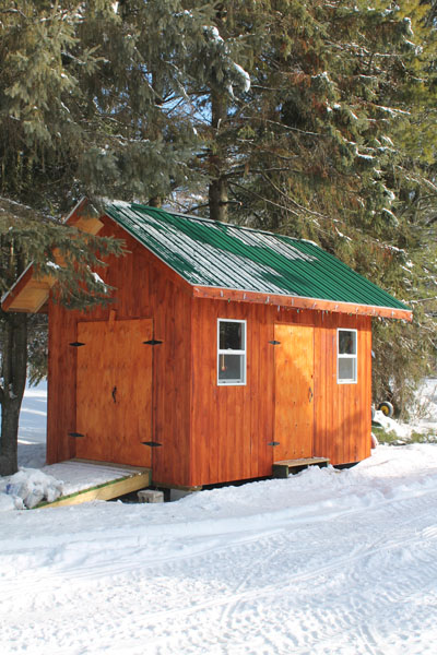 pine custom shed 12'x16'